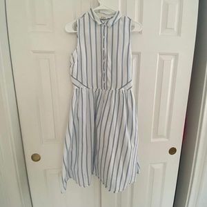 White and Blue striped dress by Fat Face